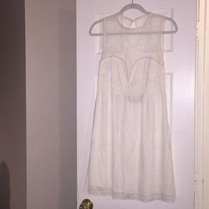 Dolce Vita Lace Dress Sheer Neckline